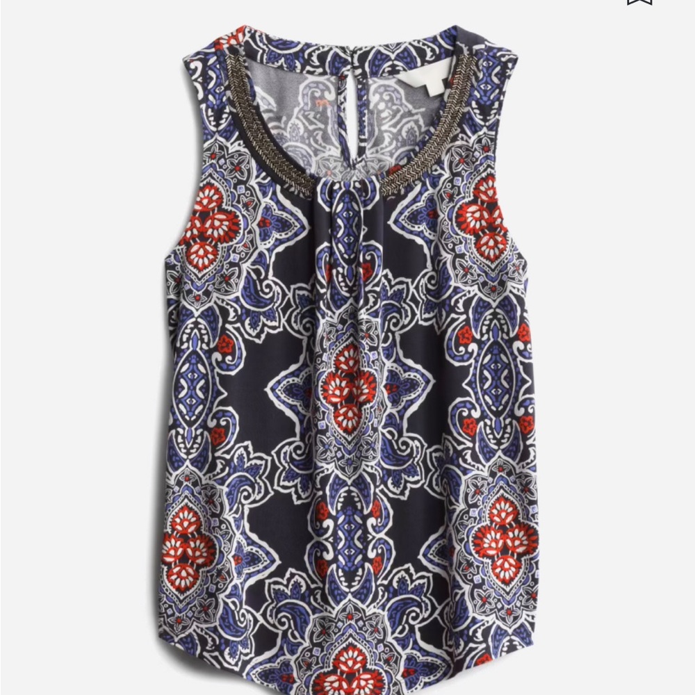 Stitch Fix “Amal” beaded neckline top by Magnolia Grace